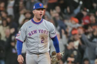 Pete Alonso's "unbelievable" defense in full display with the Mets beat the Giants