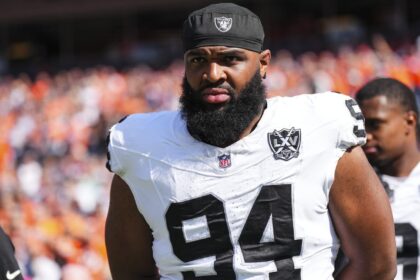 Raiders' Christian Wilkins lists puppy list after his latest retreat from a leg injury