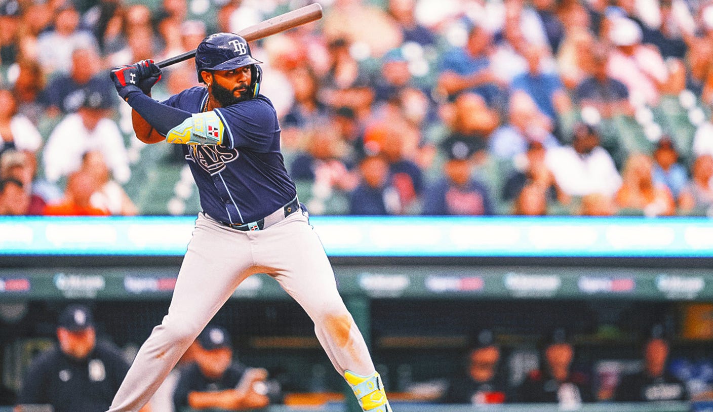Rays Lugger Junior Kaminero competes in the Home Run Derby