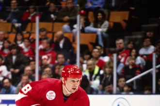 Red Wings son Aygon Igor Lariono plays for Dad in the KHL of Russia