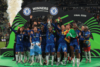 Which of Chelsea's Club World Cup heroes is pushed out of the Stamford Bridge exit?