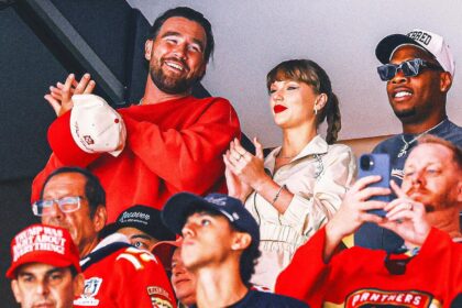 Taylor Swift and Travis Kelse attend the Stanley Cup final alongside Wayne Gretzky