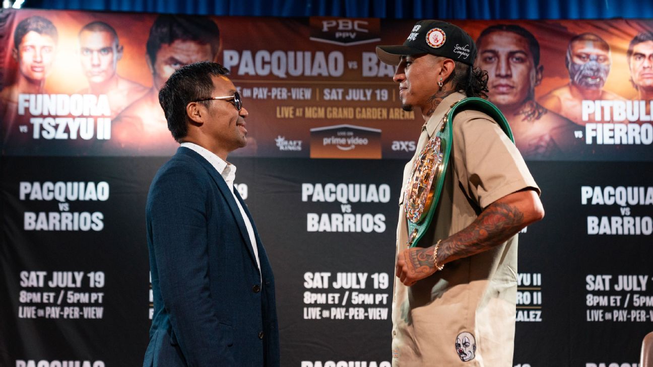 Best boxing bets for Pacquiao-Barrios, Usyk-Dubois and more
