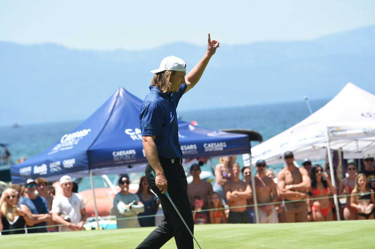Trevor Lawrence Nail Star Studs Shot at Celebrity Golf Championship