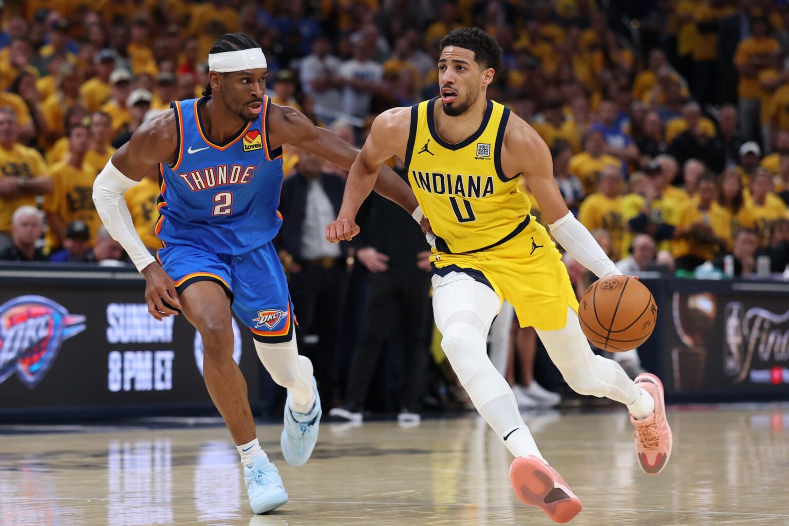 Tyreese Halliburton says exactly what makes Shy Gilgus Alexander so "great" after fighting him in the NBA Finals