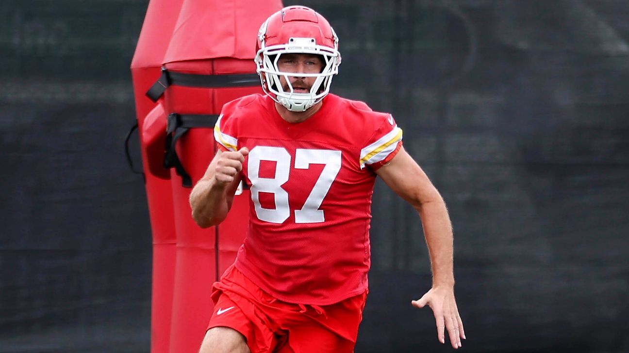 Chief who has not lowered expectations for Travis Kelce