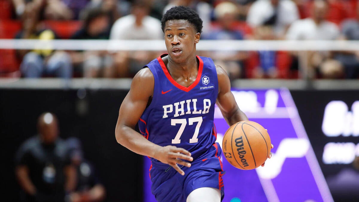 76ers' VJ Edgecombe likes the odds of teams making the 2026 NBA Finals to set goals for their rookie season