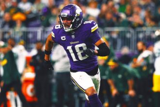 Vikings sideline wr Justin Jefferson "very mild" hamstring stock and
