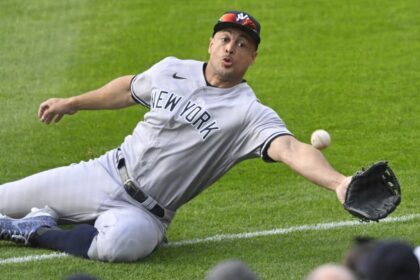 Yankees Giancarlo Stanton is ready to return to the outfield if necessary after Judge Aaron's injury
