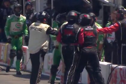 Pit Road conflict erupts after close calls during the Sonoma Cup race