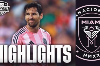 Lionel Messi scores twice, adding Intermiami's 5-1 victory and NY Red Bulls assist | Fox Soccer