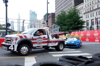 Denny Hamlin "I couldn't even make a pace wrap" Before the Chicago engine breakdown