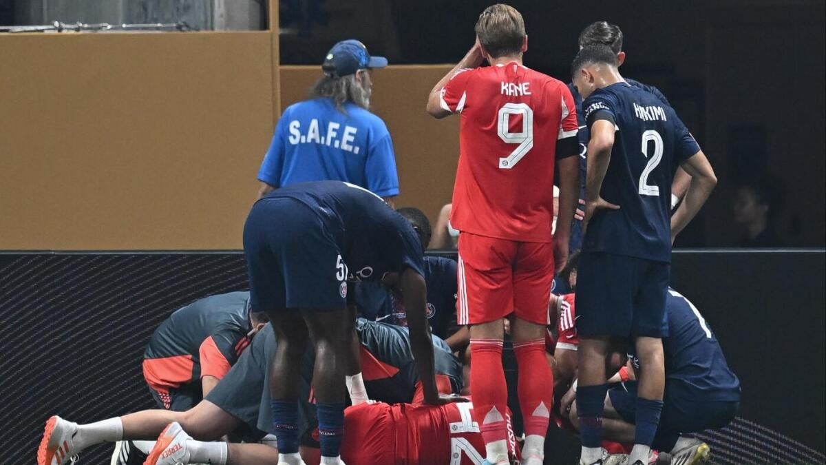 Jamal Muciara injury: Bayern Munich's young superstar suffers a horrible leg injury at Club World Cup