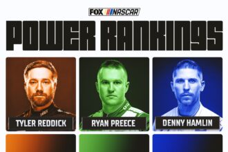 NASCAR Power Ranking: Denny Hamlin rises to No. 1 after the Chicago Surge