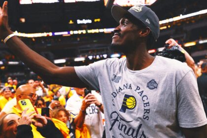 Pacers and Racers: Pascal Siakam wins key role in NASCAR's Brickyard 400