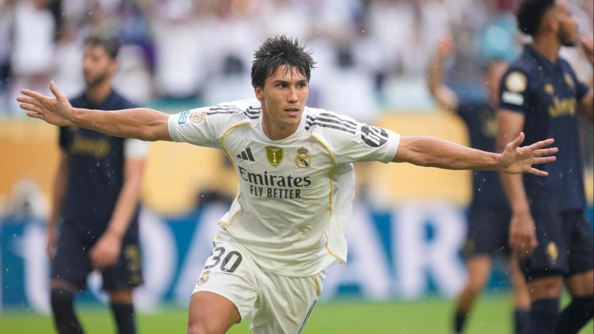 Real Madrid's Killian Mbappe makes his Club World Cup debut, but young Gonzalo Garcia is the show stealer