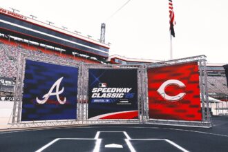 MLB Speedway Classic: Look at Brave Threads at Bristol Motor Speedway first