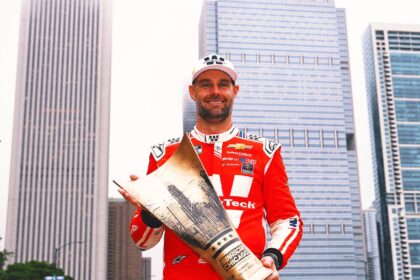 Chicago Takeout: SVG wins, controversial finish, temper, potential NASCAR return