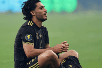 Mexico's Raul Zimenez pays tribute to former teammate Diogo Jota in goal celebrations in the Gold Cup final