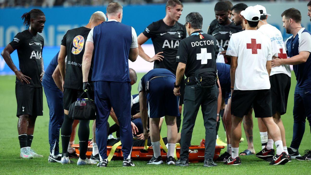 Madison was carried away after "bad" injuries from the previous season