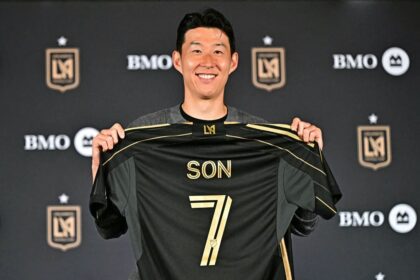 The legendary son Heung-Min, LAFC, currently heading for MLS