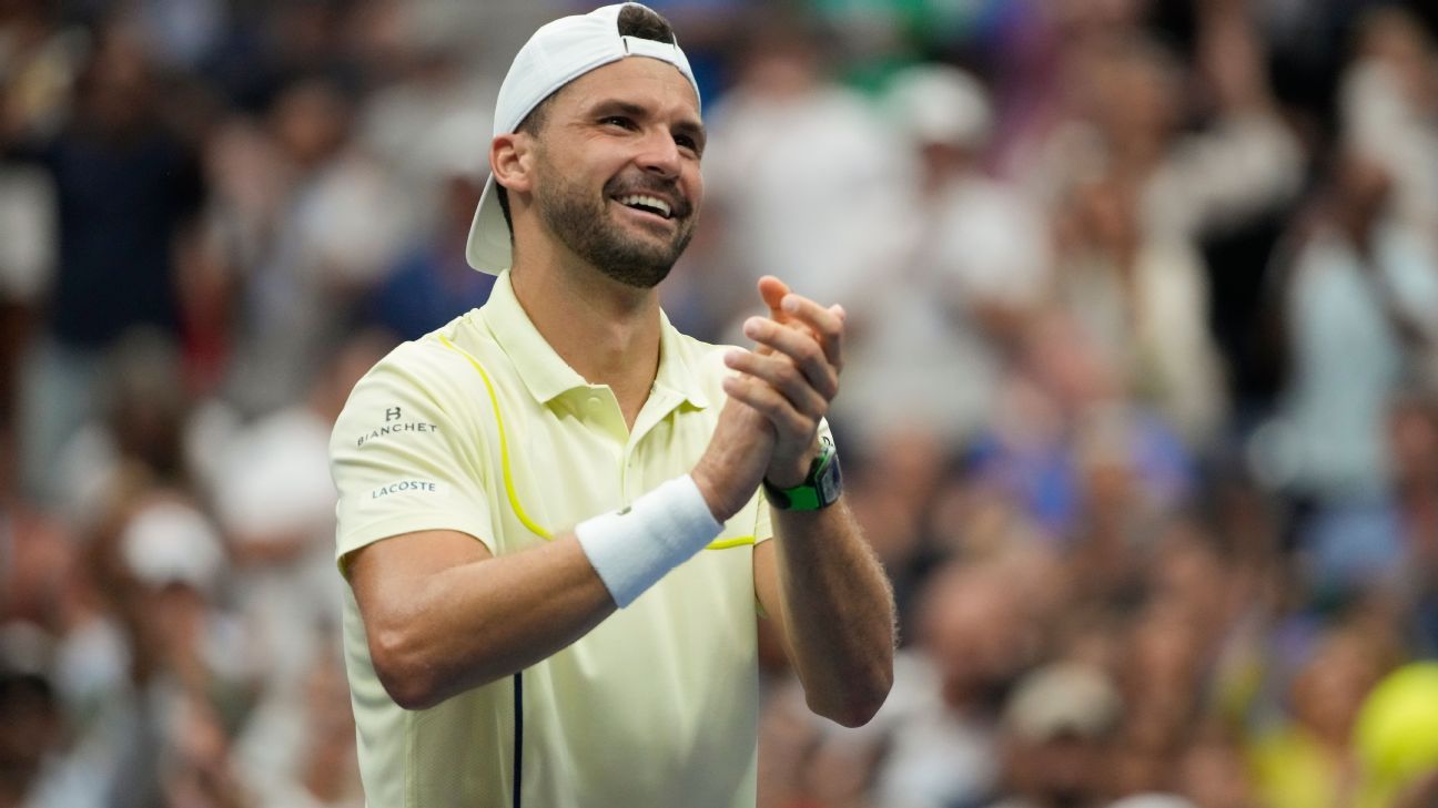 Grigor Dimitrov withdraws from us due to a chest injury