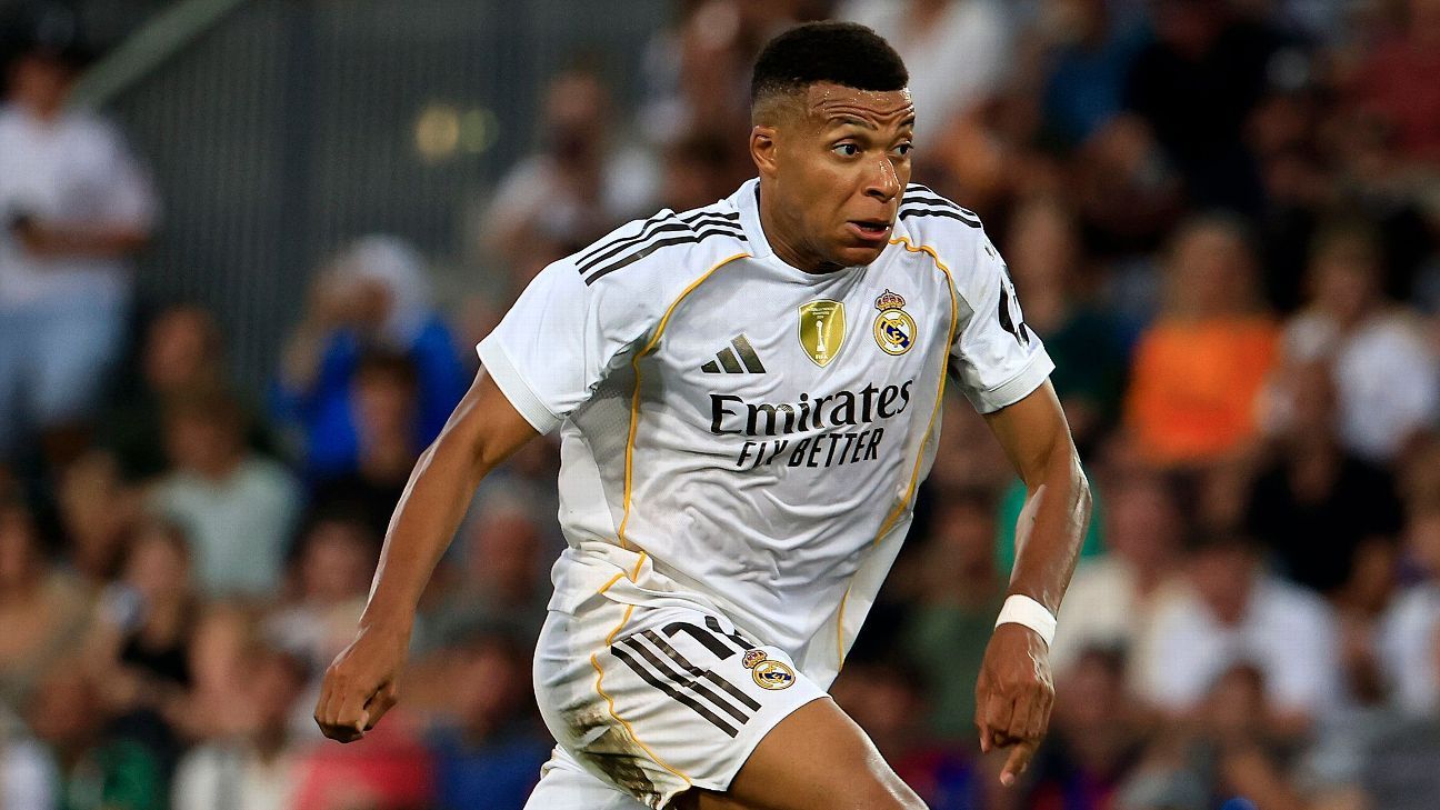 Mbappé scores twice as Madrid begins the preseason