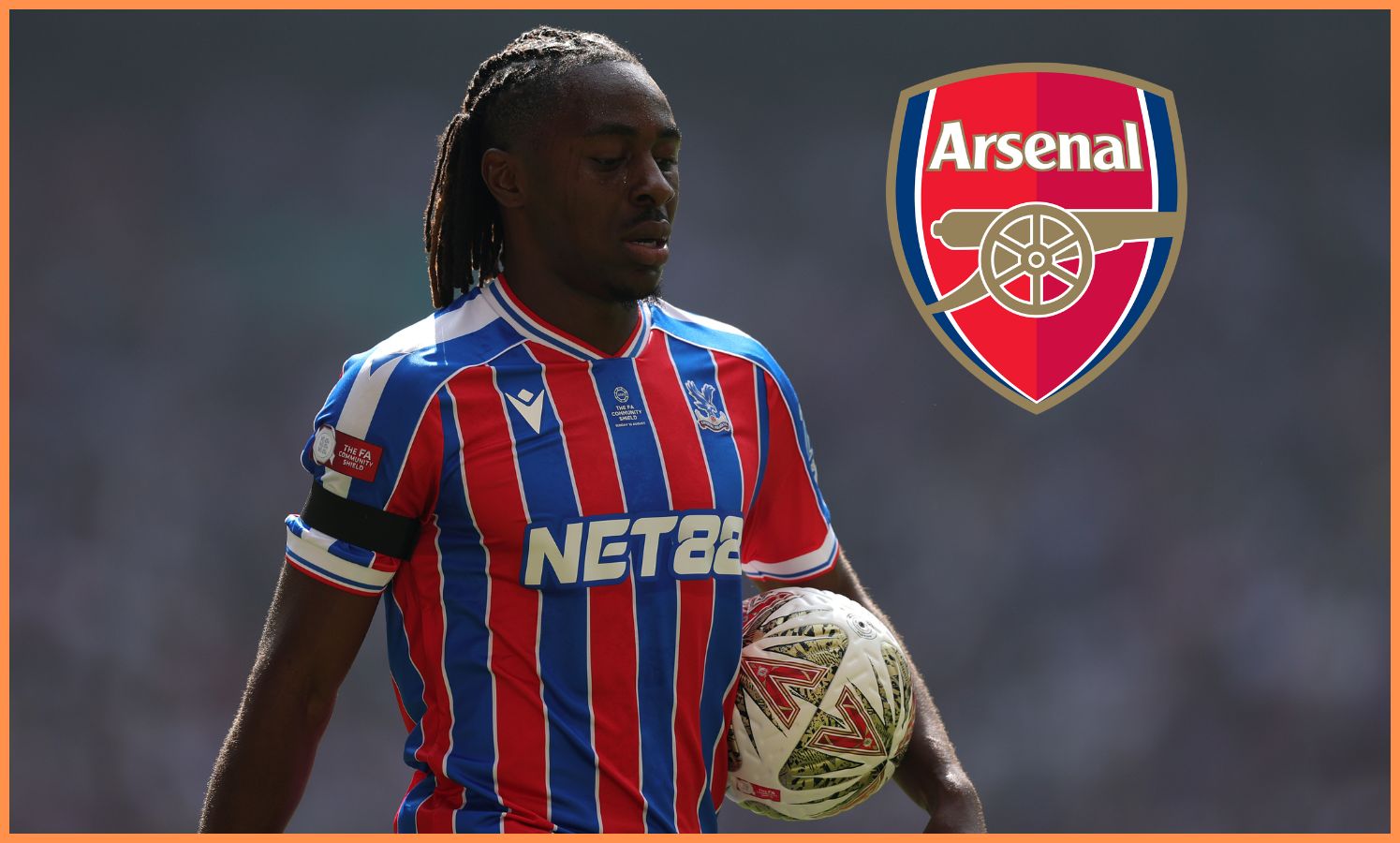 Eberechi Eze Arsenal logo