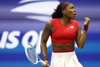 Gauff wrestles with new serves and holds victory in Us Open