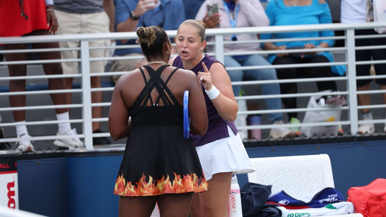 Jelena Ostapenko apologizes for the words used by Taylor Townsend