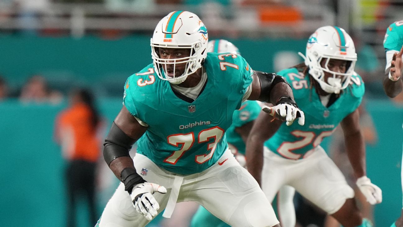 Dolphins' Austin Jackson suffered a lower limb injury for several weeks