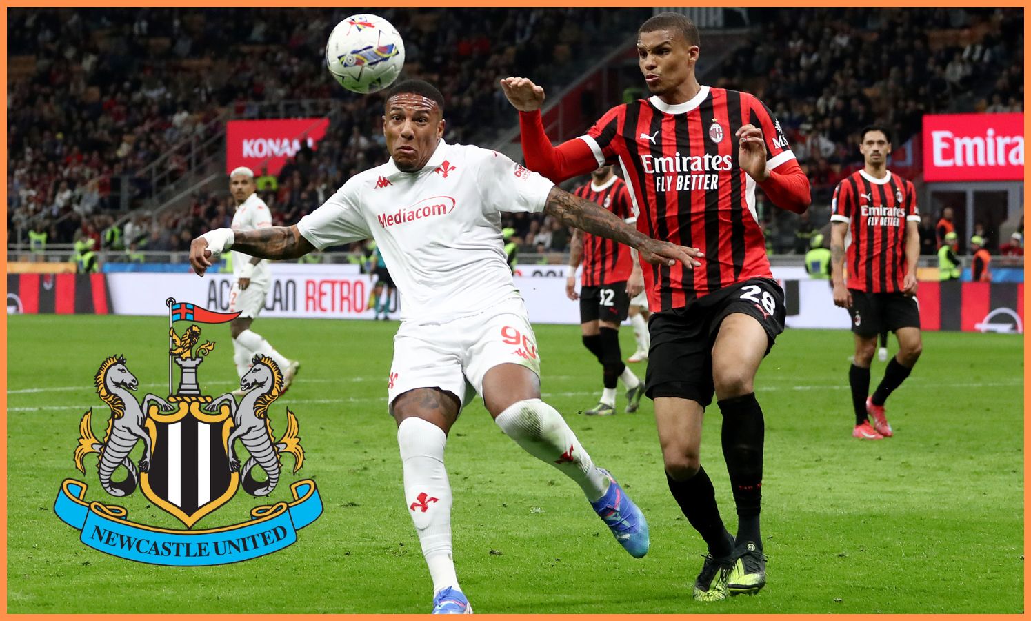 Malick Thiaw in action for AC Milan