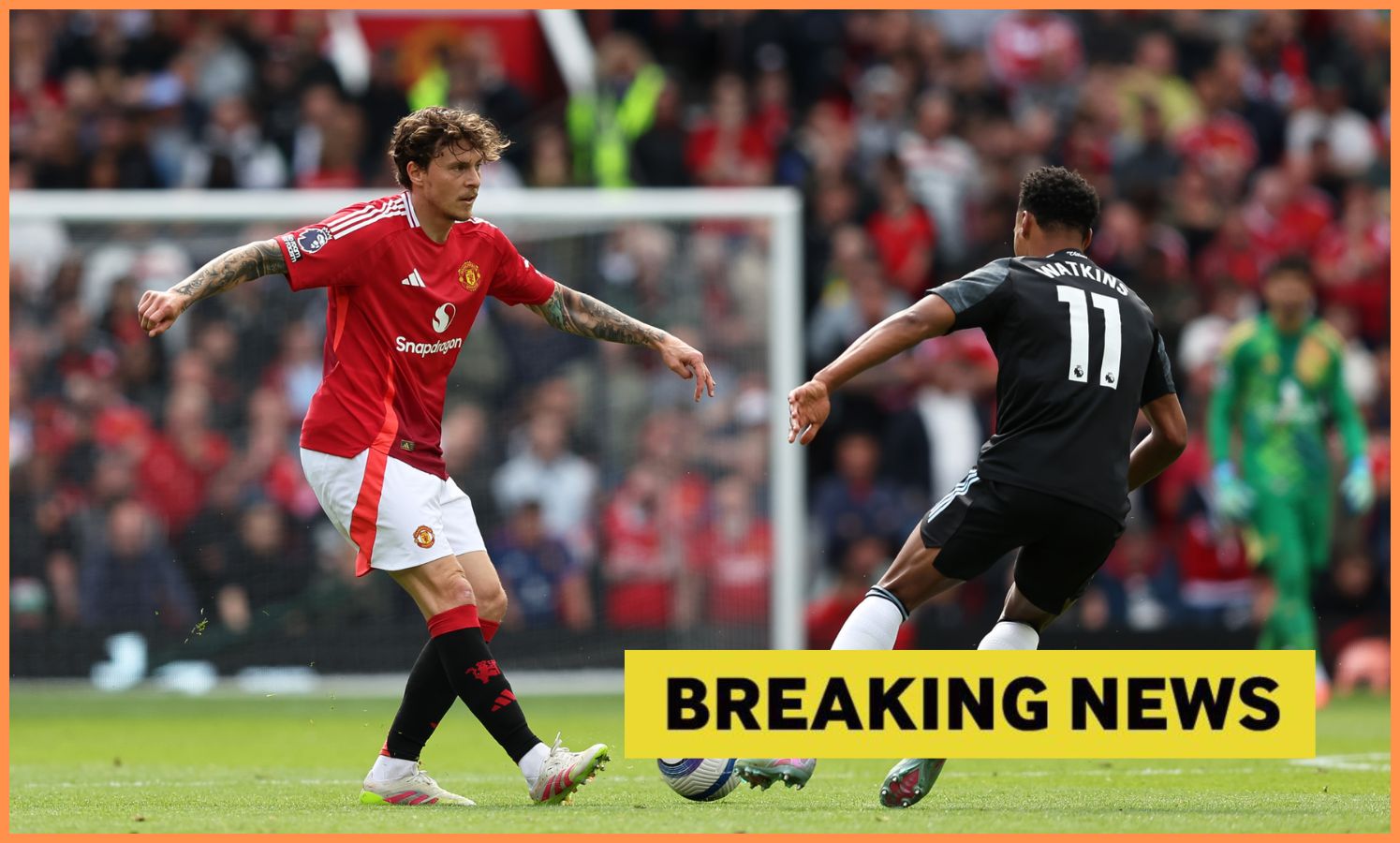 Aston Villa reaches agreement to sign former man United Defender