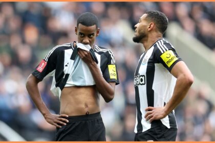 Alexander Isak and Joelinton