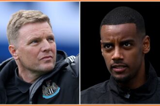 Eddie Howe and Alexander Isak