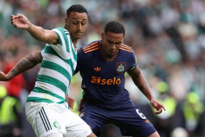 Celtic takes a slow approach to sign the 6-foot-4-inch striker as an alternative to Adam Ida