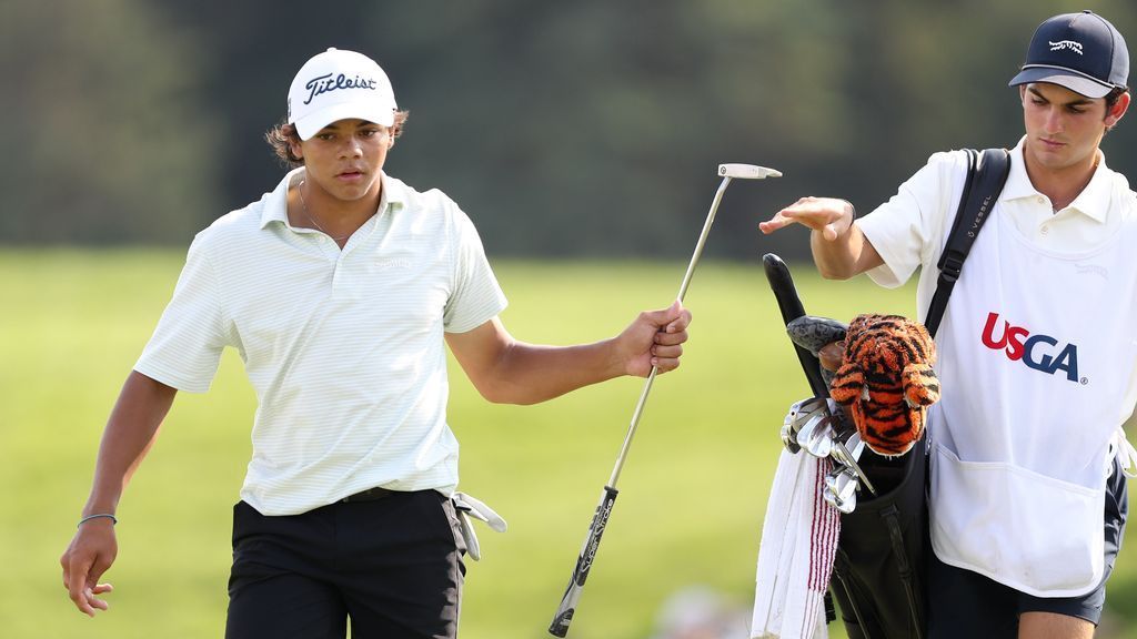 Charlie Woods finishes T-9 with the junior PGA after closing the 74