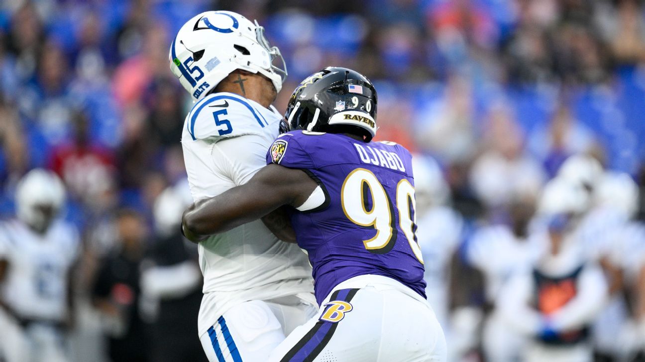 Colts' Anthony Richardson dislocates Pinky and exits with the Ravens