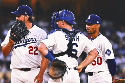 The Dodgers tie the Padres over NL West after holding the first game of the series