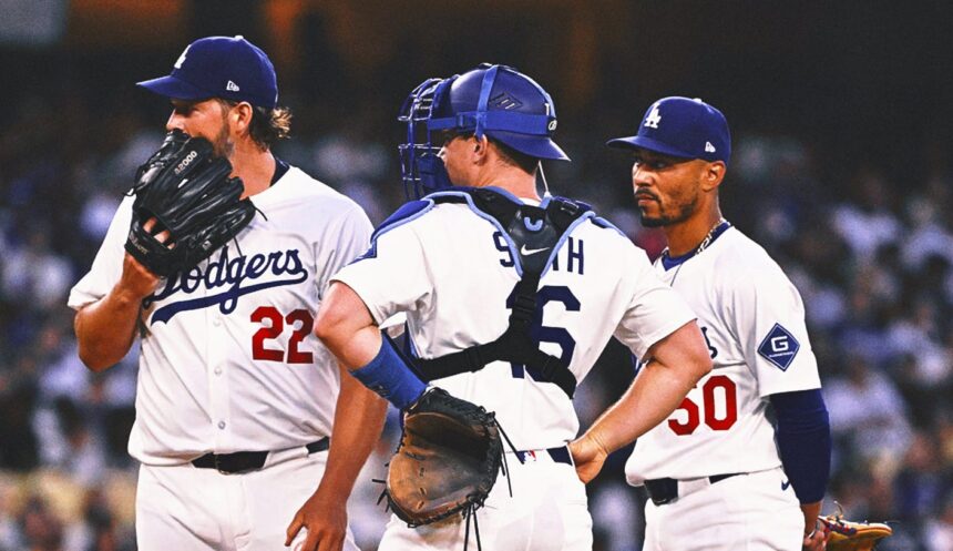 The Dodgers tie the Padres over NL West after holding the first game of the series