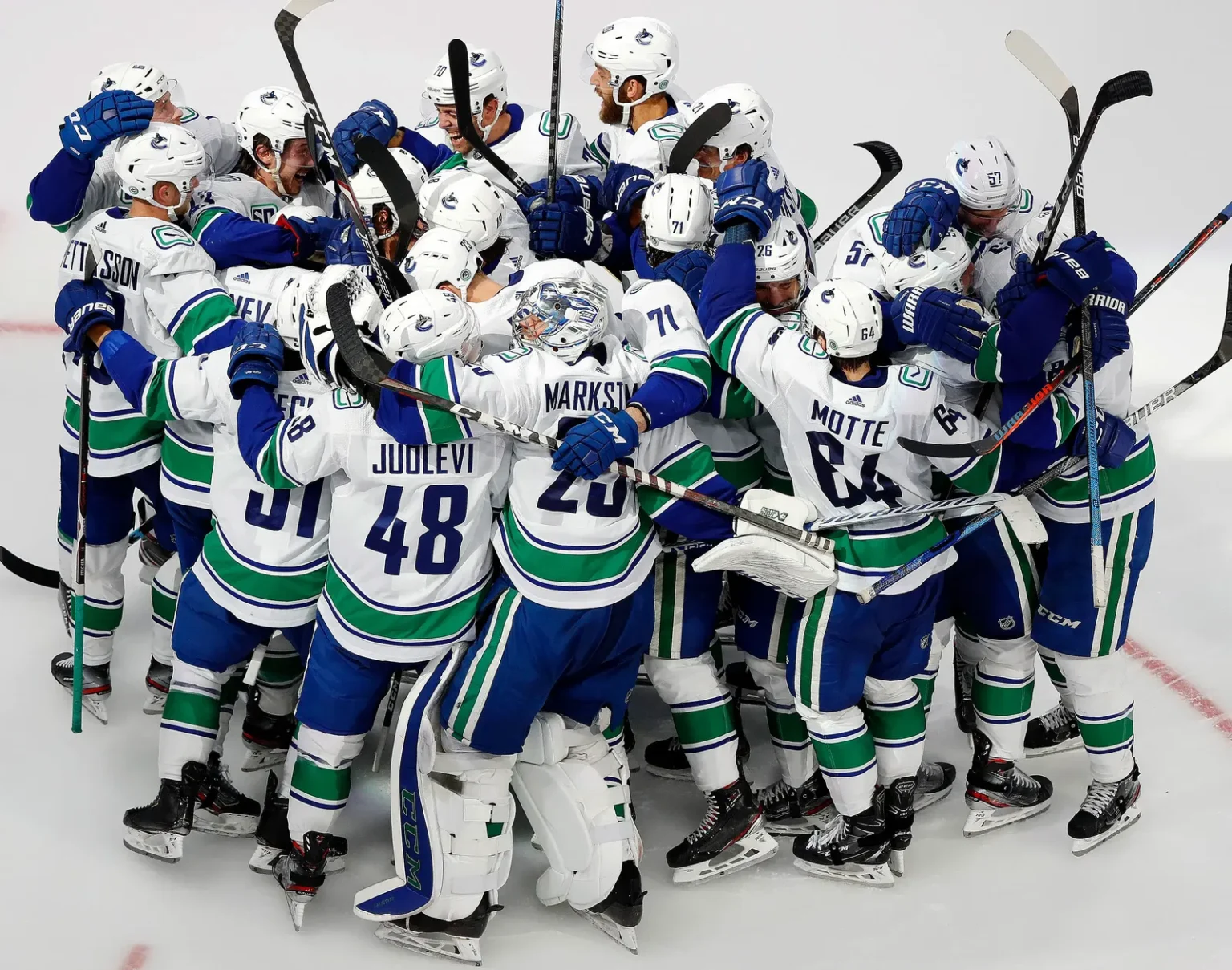 The Canucks officially make the 2020 Stanley Cup playoffs with a 5-4 overtime victory: 5 years ago today