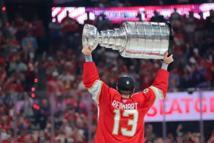 Florida Forward Sam Reinhart trends towards retiring his numbers by the Panthers someday