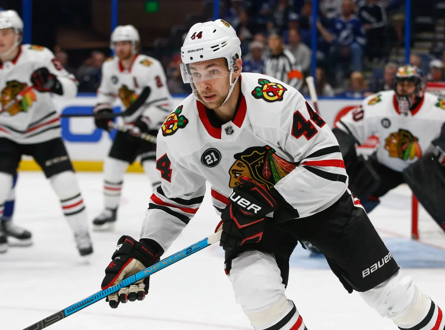 The Ex-Blackhawks defensive man remains on the left among the top free agents