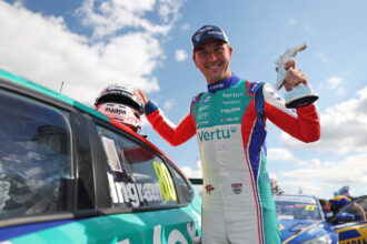Ingram praises "great" team Vertu Hyundai after Croft BTCC pole