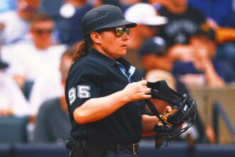 MLB promotes its first female referee, Jen Pawol, for Saturday's Marlins-Braves game