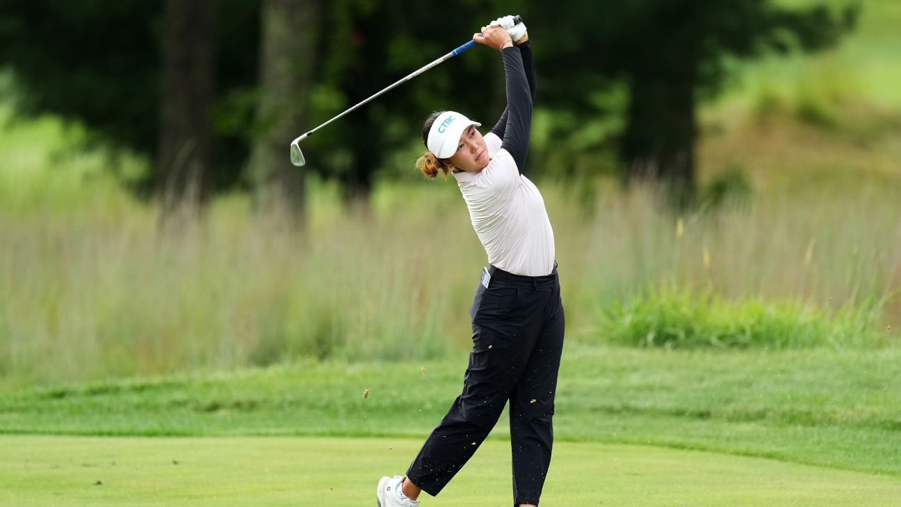 Miranda Wang fires 67 and leads the rain-lagged FM Championship