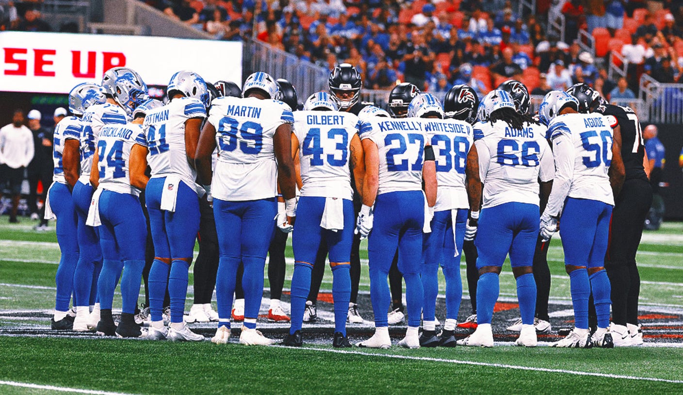 The preseason game between the Lions and Falcons ends early after serious injuries