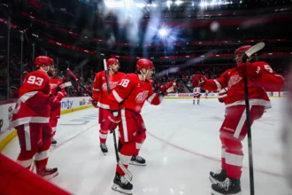 Red wings back to Grand Rapids for a red and white game