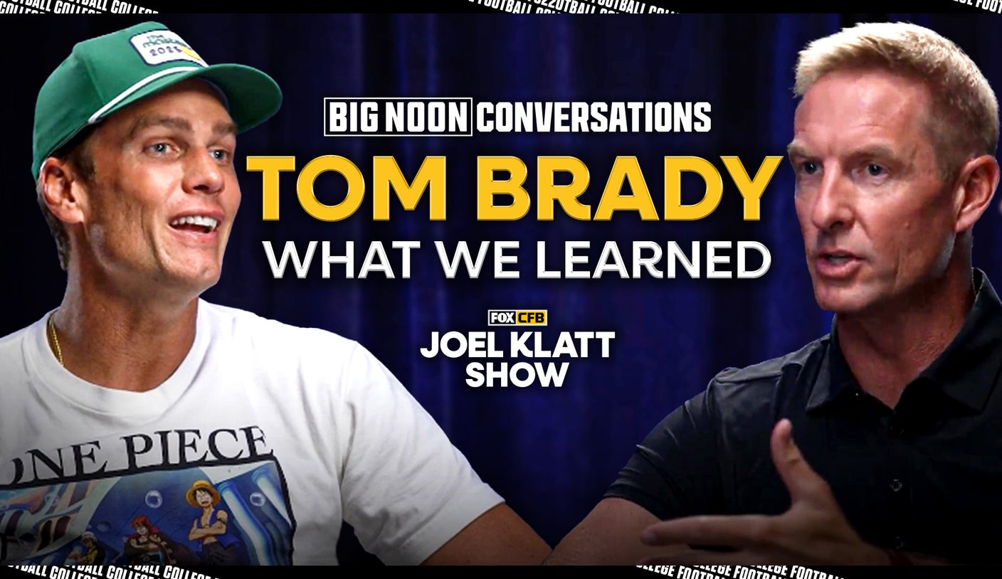 CFB, Belichick, Mahomes - Ah, highlights from Tom Brady's sit-in with Joel Kratt