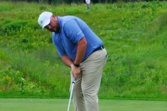 Top Leaderboards with the names familiar from Wisconsin State's first round